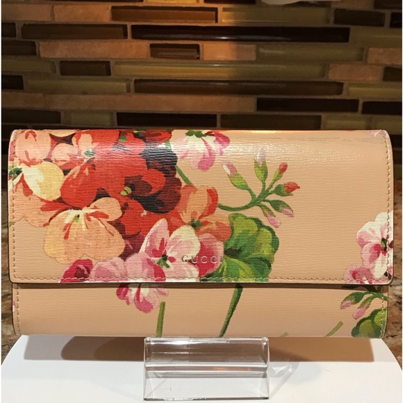 GUCCI Blooms Long Leather Continental Wallet 😍🌸🔥 - Picture 4 of 17